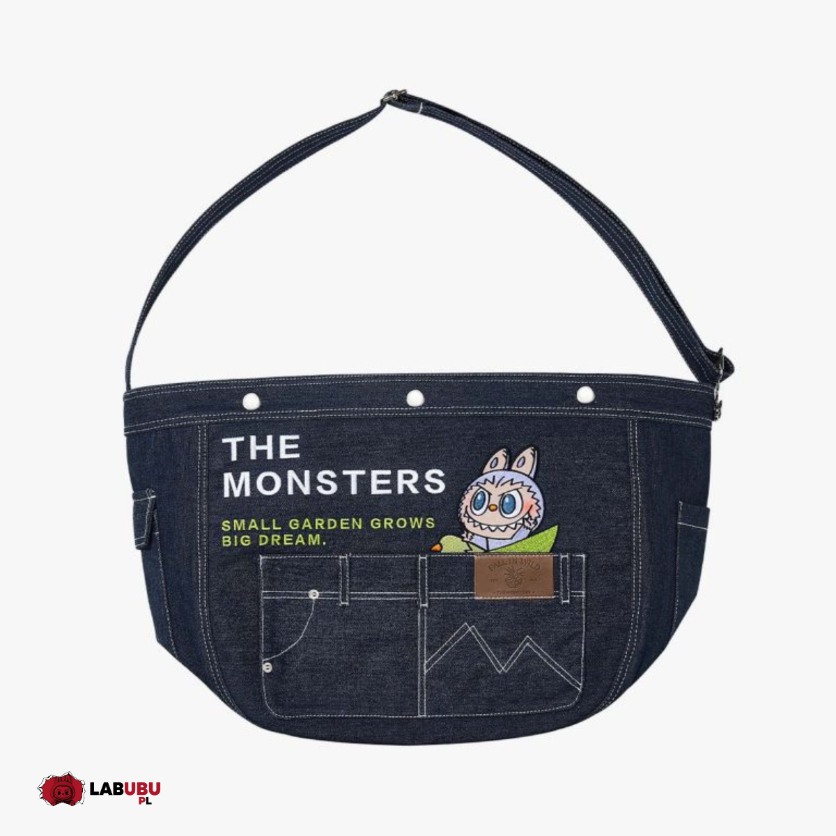 labubu denim messenger bag labubu denim messenger bag